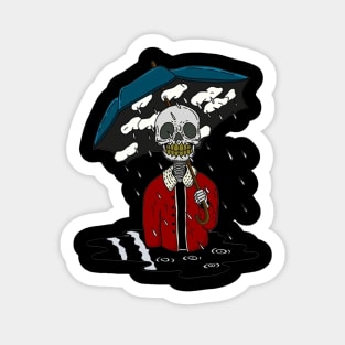 Skull Acid Rain Sticker